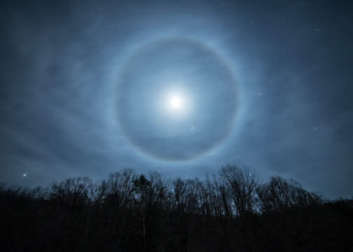 Halo around the Moon: The Spiritual Meaning