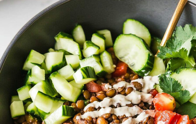 Healthy Vegan Lentil Bowls: High Protein Dinner Recipe