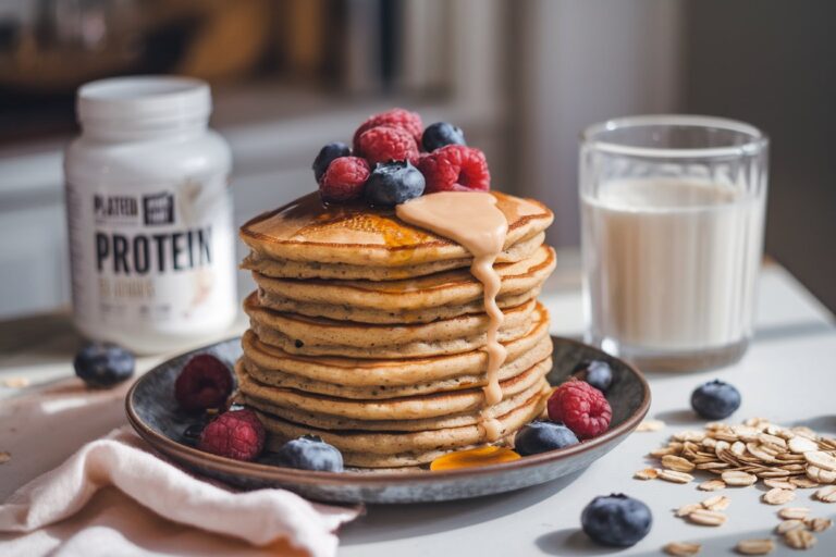 Power-Packed Vegan Protein Pancakes (Over 30g of Protein!)