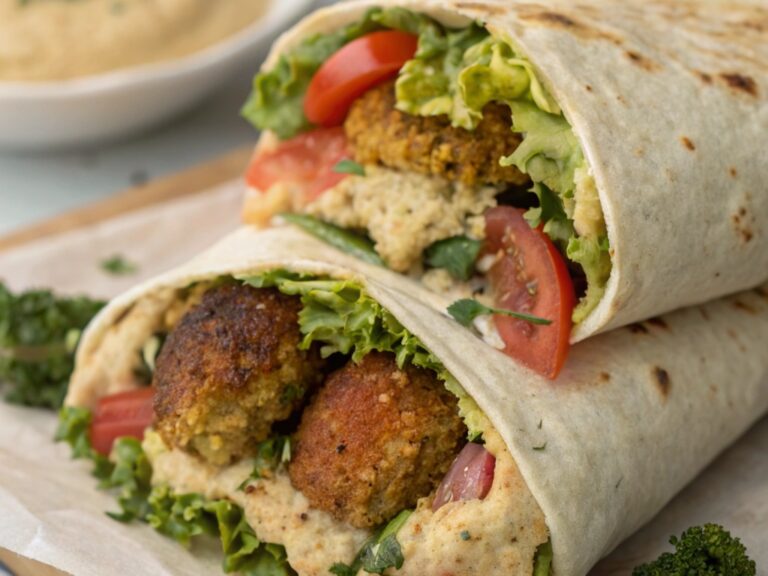 Vegan Falafel Wrap with Hummus: A Perfect Plant-Based Meal