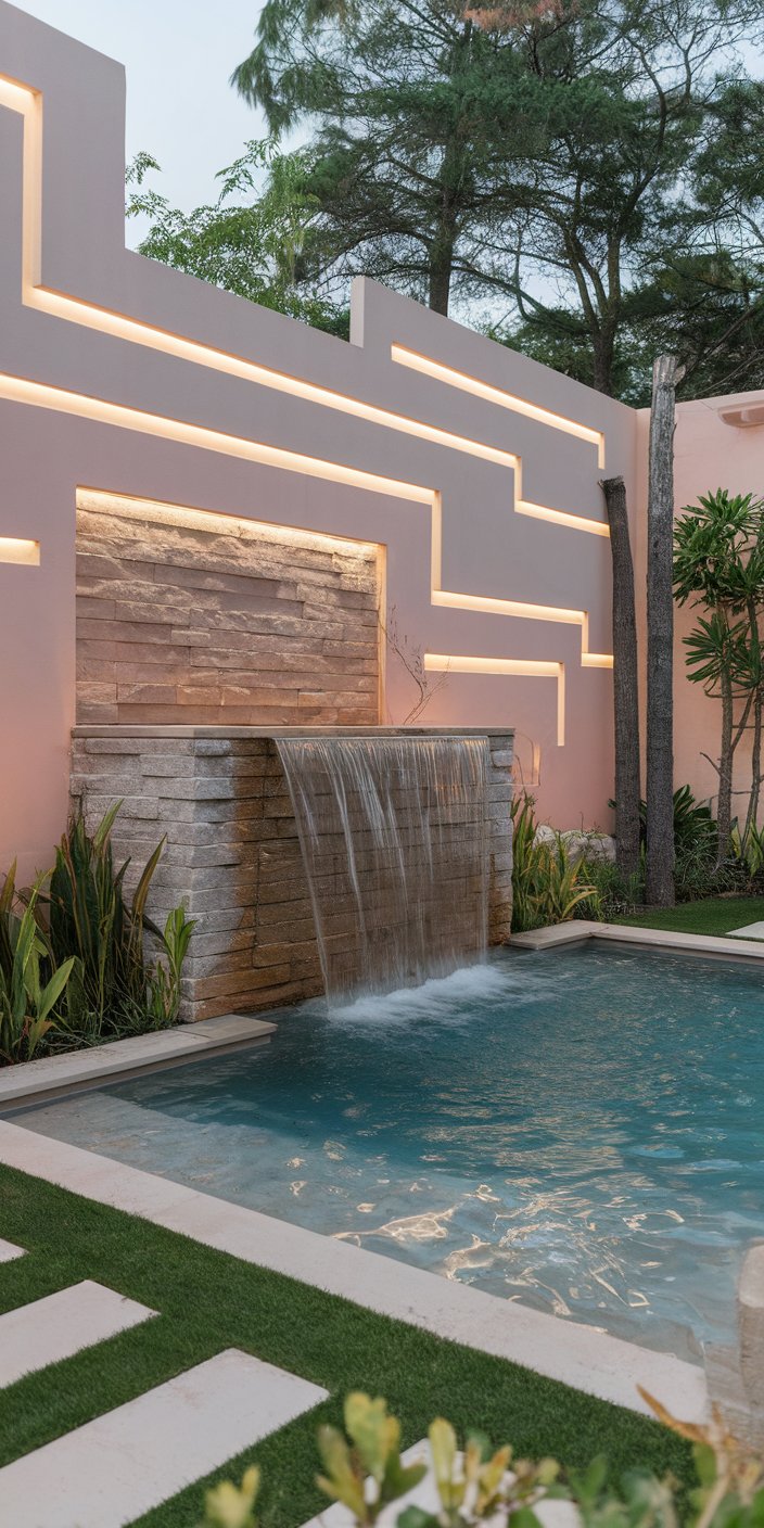 20 Stunning Garden Wall Water Feature Ideas to Transform Your Outdoor Space