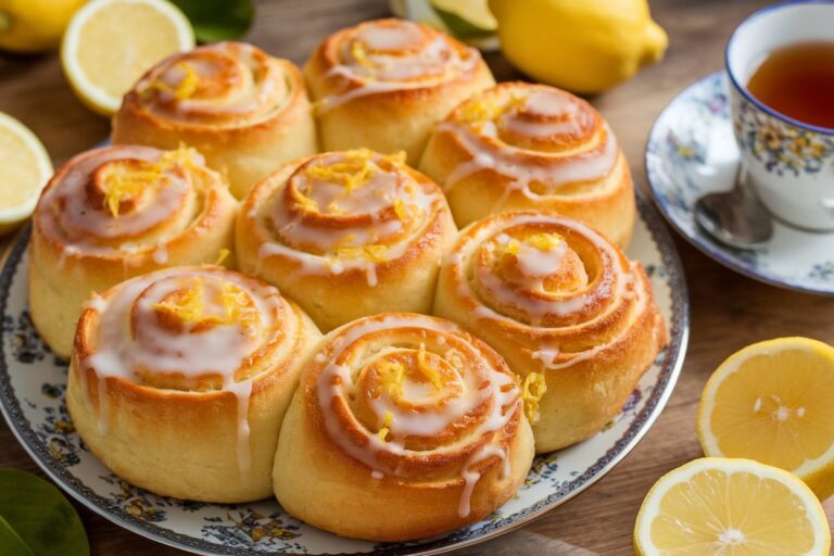 Vegan Lemon Sweet Rolls Recipe: Soft, Tangy, and Easy to Make!